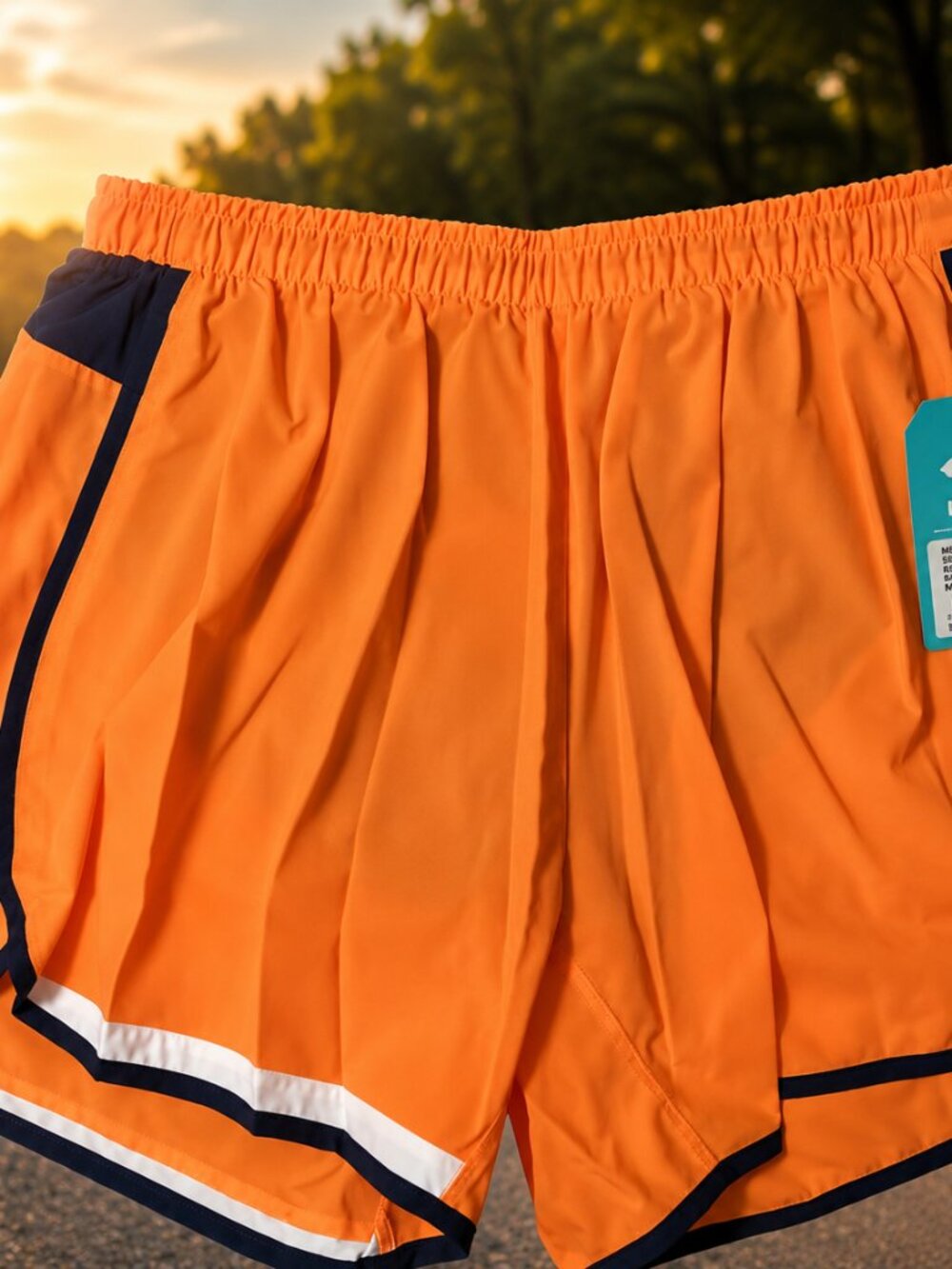 Men's rabbit Quadtastic 5" Running Shorts (Nectarine, Men’s, NWT)